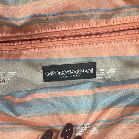 Emporio Armani Vibrant Orange Tote Bag - Picture 2 of 3